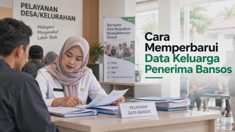 Cara Memperbarui Data Keluarga Penerima Bansos Lewat Aplikasi Cek Bansos