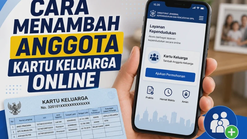 Cara Menambah Anggota Kartu Keluarga Online Lewat HP Beserta Syarat-nya
