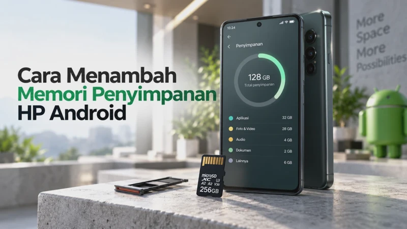 Cara Menambah Memori Penyimpanan HP Android Tanpa Menghapus Data Penting