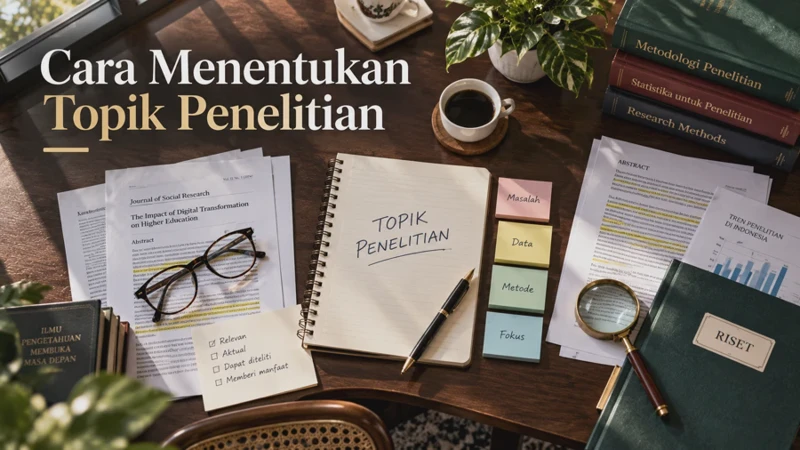 Cara Menentukan Topik Penelitian yang Menarik dan Mudah Dikembangkan
