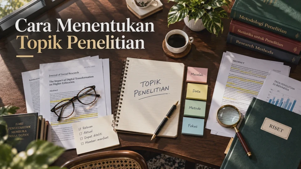 Cara Menentukan Topik Penelitian yang Menarik dan Mudah Dikembangkan
