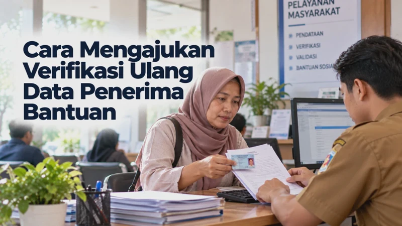 Cara Mengajukan Verifikasi Ulang Data Penerima Bantuan Secara Online