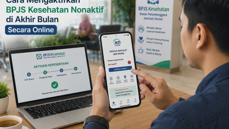 Cara Mengaktifkan BPJS Kesehatan Nonaktif di Akhir Bulan Secara Online