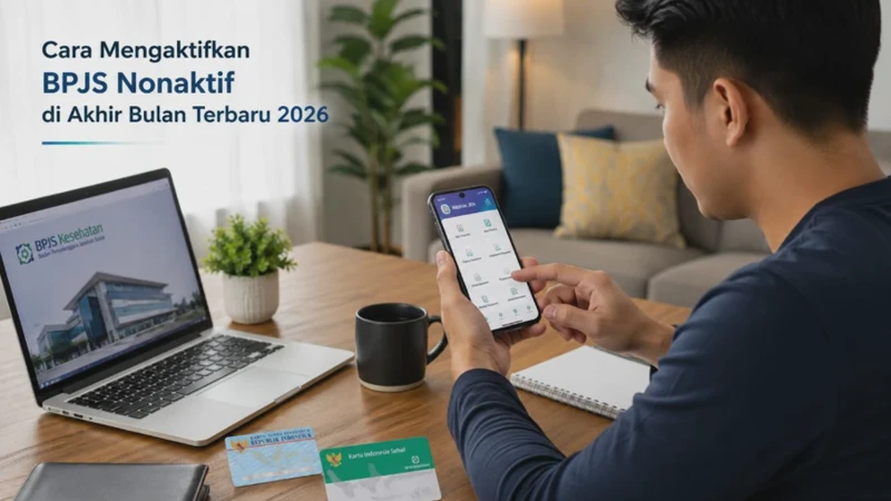 Cara Mengaktifkan BPJS Nonaktif di Akhir Bulan Terbaru 2026
