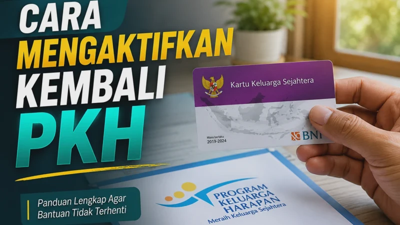 Cara Mengaktifkan Kembali PKH yang Dinonaktifkan agar Cair Lagi