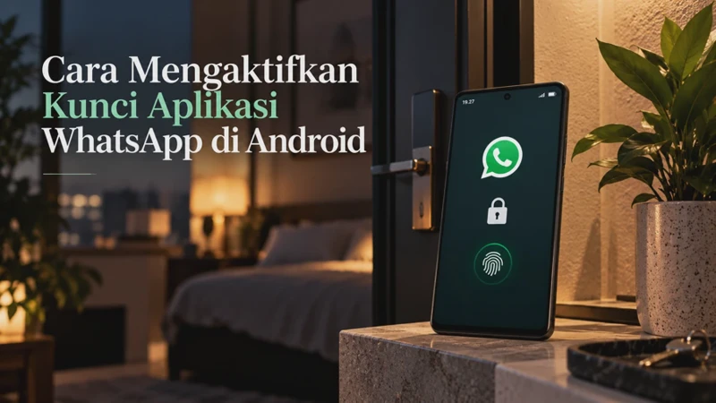 Cara Mengaktifkan Kunci Aplikasi WhatsApp di Android dengan Fingerprint