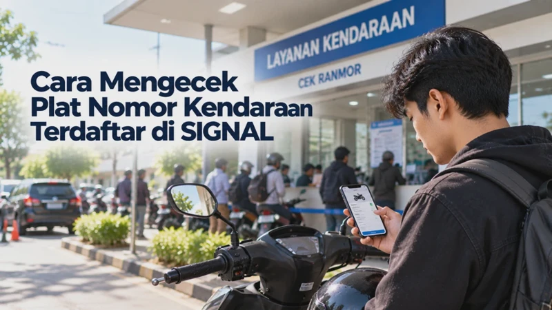Cara Mengecek Plat Nomor Kendaraan Terdaftar di SIGNAL Lewat HP