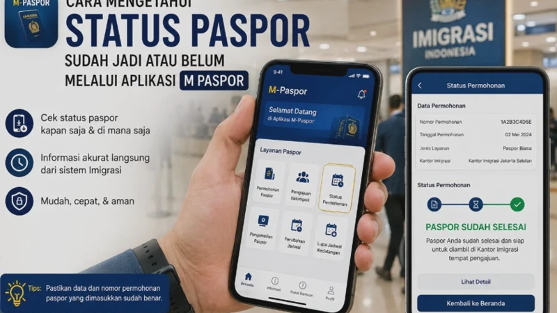 Cara Mengetahui Status Paspor Sudah Jadi atau Belum Melalui Aplikasi M Paspor