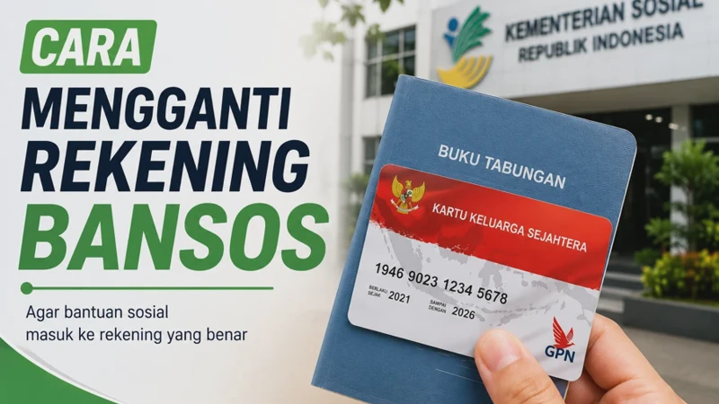 Cara Mengganti Rekening Bansos yang Hilang atau Tidak Aktif Secara Online
