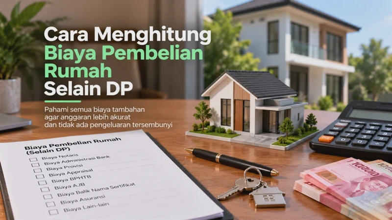 Cara Menghitung Biaya Pembelian Rumah Selain DP dan Cicilan KPR