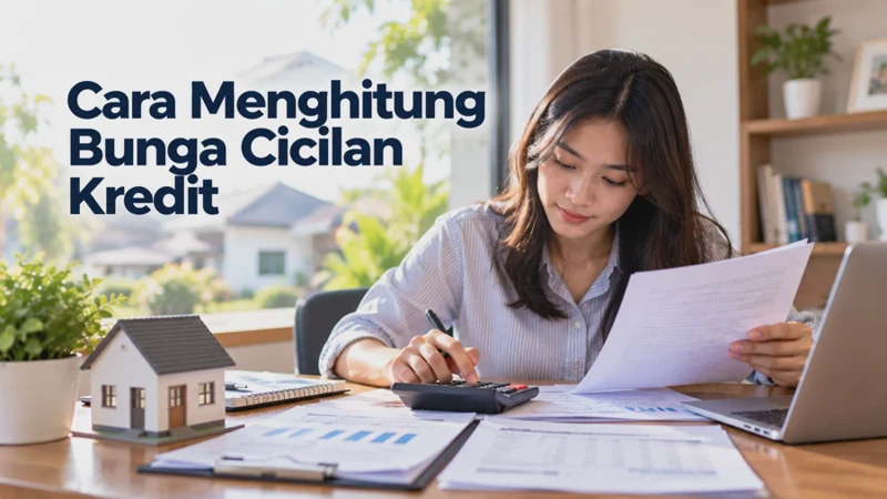Cara Menghitung Bunga Cicilan Kredit per Bulan Berdasarkan Tenor Pinjaman