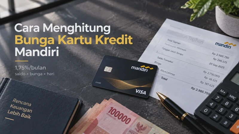 Cara Menghitung Bunga Kartu Kredit Mandiri Jika Bayar Minimum 2026
