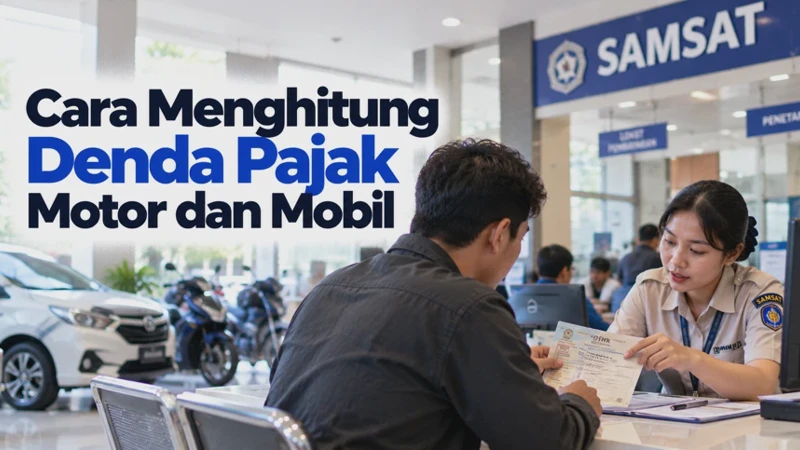 Cara Menghitung Denda Pajak Motor dan Mobil karena Telat Bayar Tahun 2026