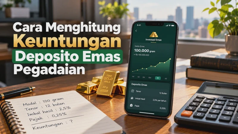 Cara Menghitung Keuntungan Deposito Emas Pegadaian Tahun 2026