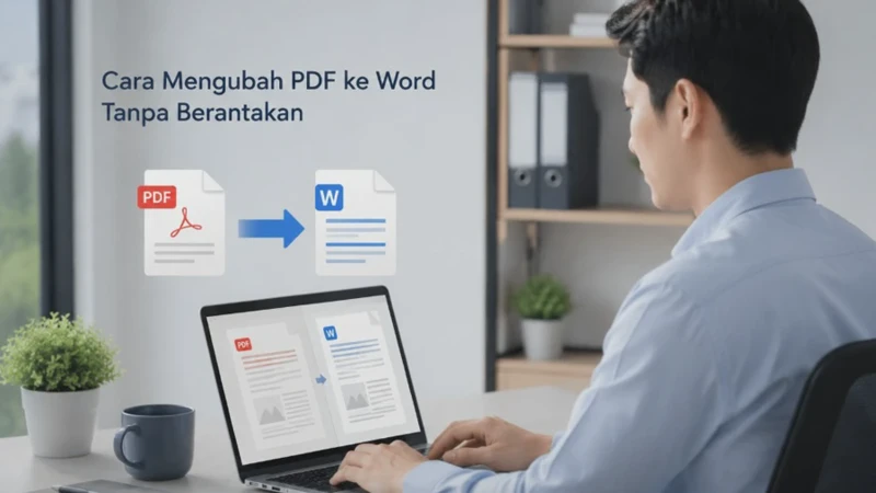 Cara Mengubah PDF ke Word Tanpa Berantakan dan Tanpa Mengubah Format