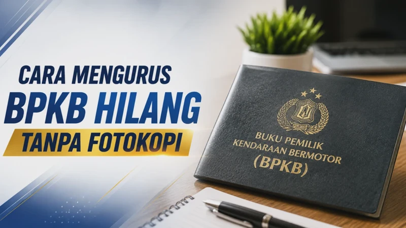Cara Mengurus BPKB Hilang Tanpa Fotokopi BPKB, Ini Caranya