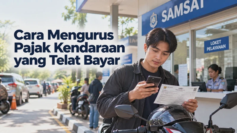 Cara Mengurus Pajak Kendaraan yang Telat Bayar Begini Proses di Samsat