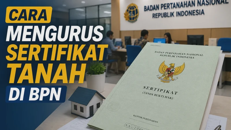 Cara Mengurus Sertifikat Tanah di BPN, Syarat, Biaya, dan Prosesnya