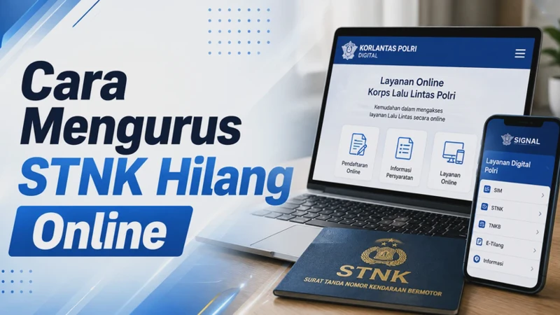 Cara Mengurus STNK Hilang Online dan Syarat yang Perlu Disiapkan