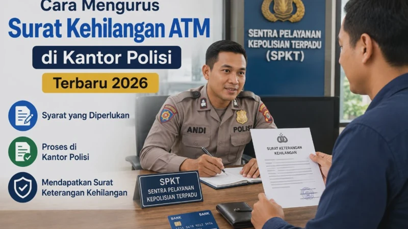 Cara Mengurus Surat Kehilangan ATM di Kantor Polisi Terbaru 2026