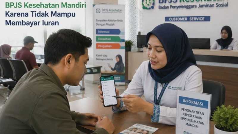 Cara Menonaktifkan BPJS Kesehatan Mandiri Karena Tidak Mampu Membayar Iuran