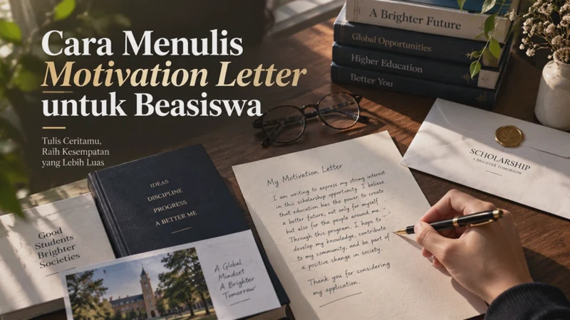 Cara Menulis Motivation Letter untuk Beasiswa yang Menarik