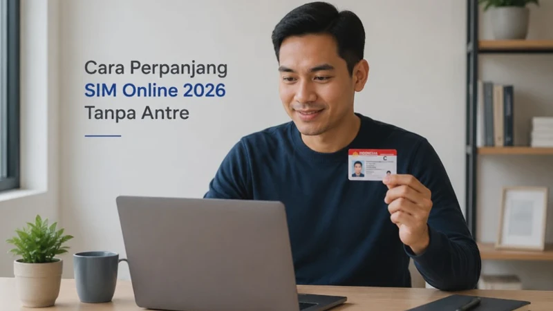 Cara Perpanjang SIM Online Tanpa Antre Lewat Aplikasi Digital Korlantas