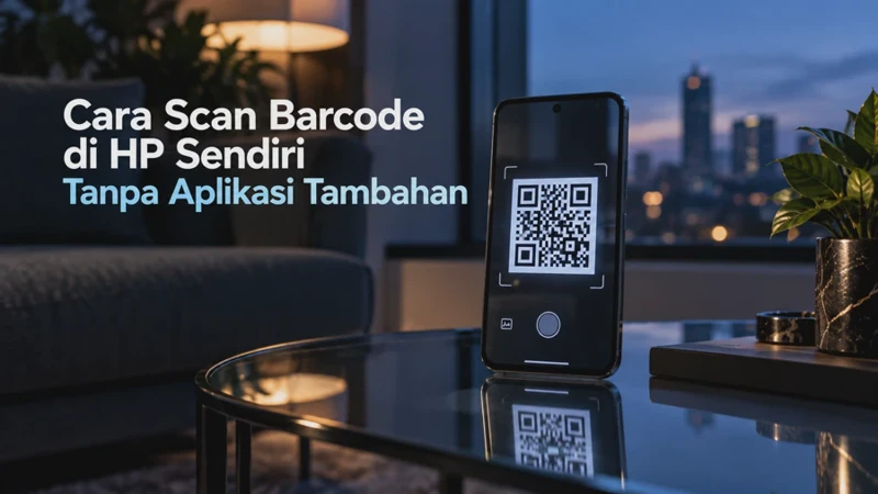 Cara Scan Barcode di HP Sendiri Tanpa Aplikasi Tambahan Terbaru 2026