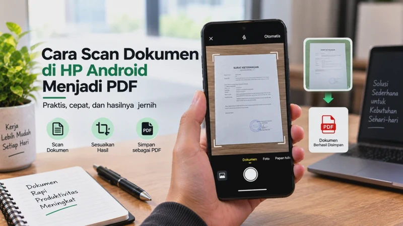 Cara Scan Dokumen di HP Android Menjadi PDF, Begini Langkah-Langkahnya