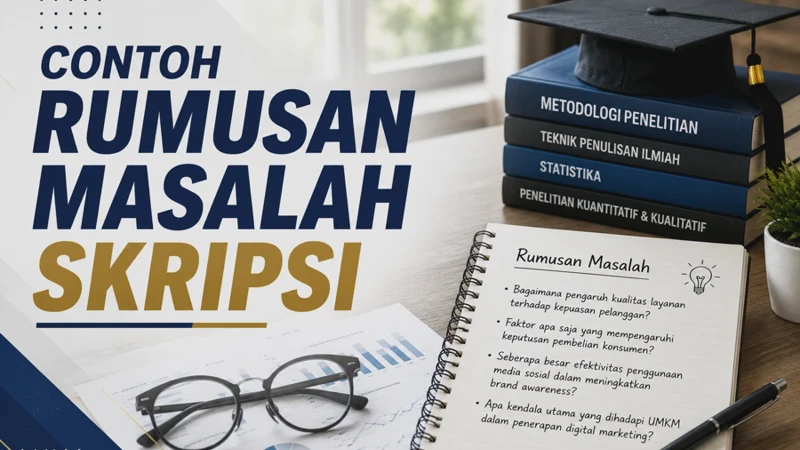 Contoh Rumusan Masalah Skripsi yang Baik dan Benar untuk Mahasiswa
