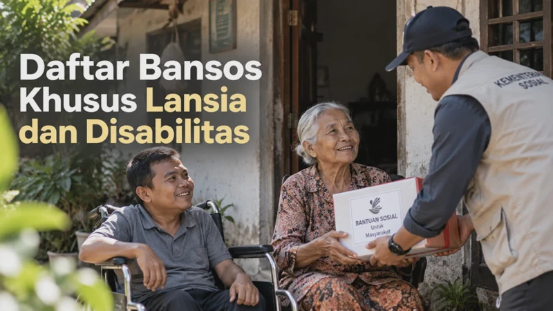 Daftar Bansos Khusus Lansia dan Disabilitas, Cek Syarat dan Cara Mendapatkannya