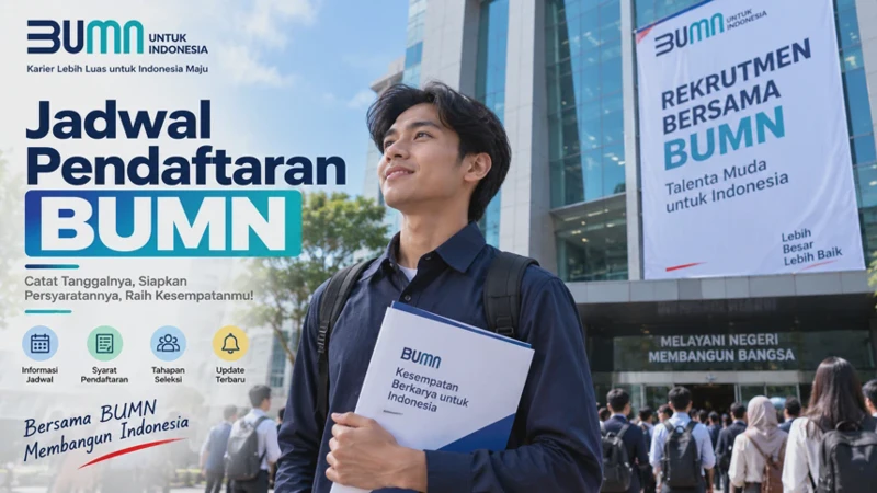 Jadwal Pendaftaran BUMN 2026, Cek Kapan Rekrutmen Bersama Dibuka