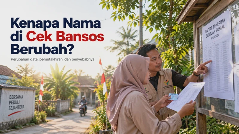Kenapa Nama di Cek Bansos Berubah? Ini Penyebab dan Cara Mengatasinya