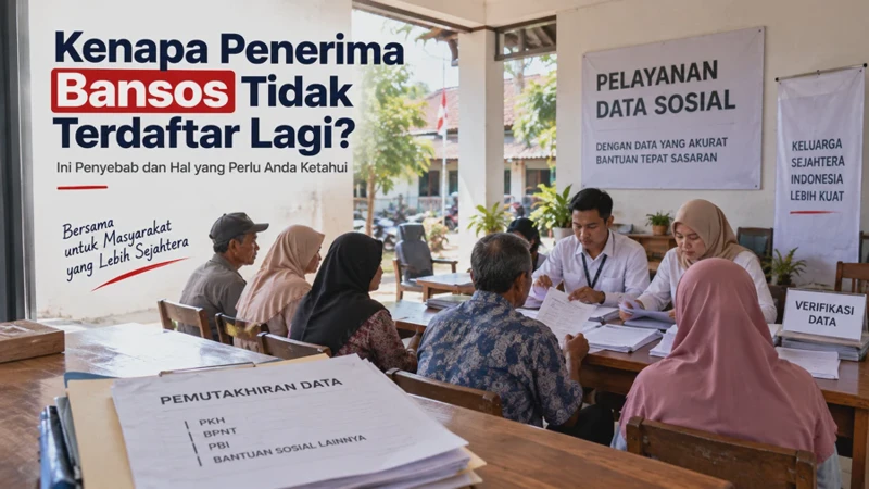 Kenapa Penerima Bansos Tidak Terdaftar Lagi? Ini Penyebabnya