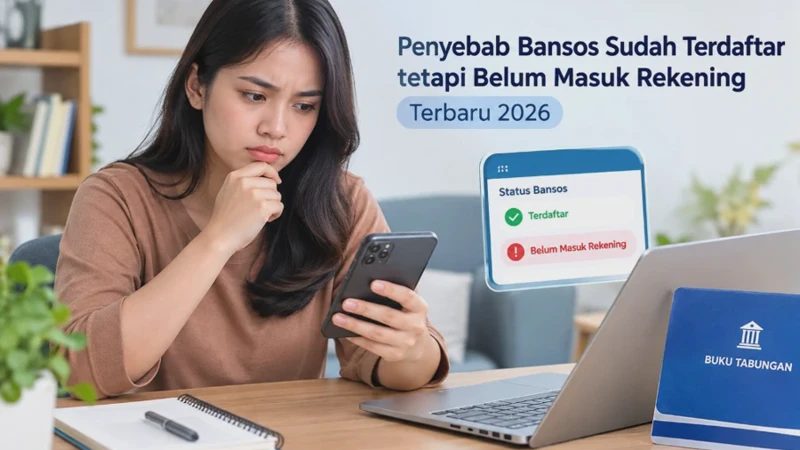 Penyebab Bansos Sudah Terdaftar tetapi Belum Masuk Rekening Terbaru 2026