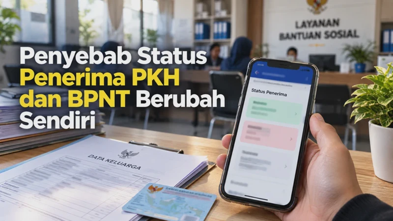 Penyebab Status Penerima PKH dan BPNT Berubah Sendiri Begini Penjelasannya