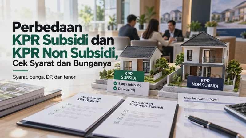 Perbedaan KPR Subsidi dan KPR Non Subsidi, Cek Syarat dan Bunganya