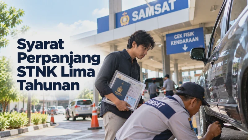 Syarat Perpanjang STNK Lima Tahunan Apakah Harus Membawa BPKB dan Kendaraan